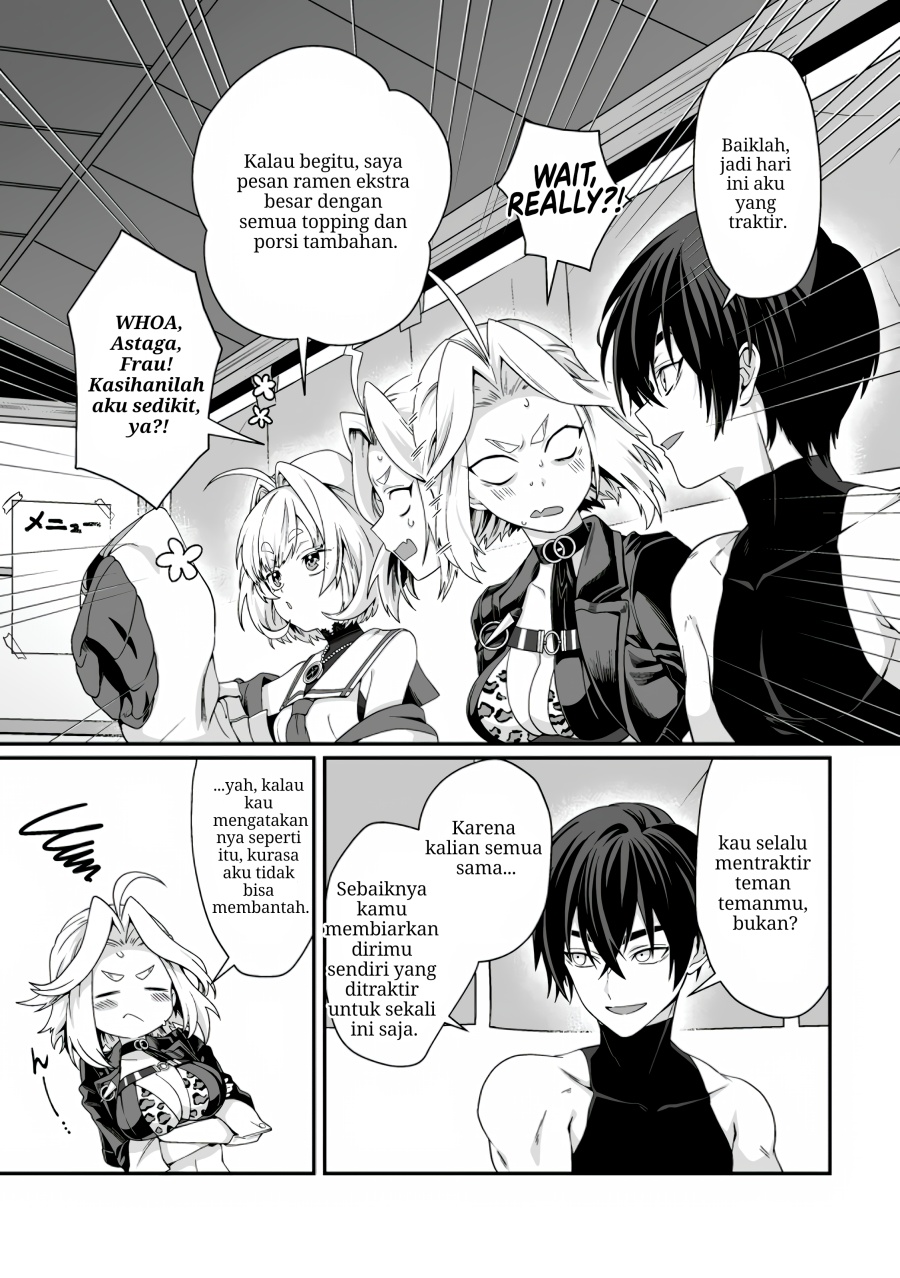 Baca Teisou Gyakuten Sekai De Yuiitsu No Otoko Kishi No Ore, Onna Kishi Gakuen Ni Nyuugaku Shitara Nazeka Eiyou Atsukai Sareta ~Zetsurin Skill De Harem Musou~ - Chapter 6.1 halaman 9