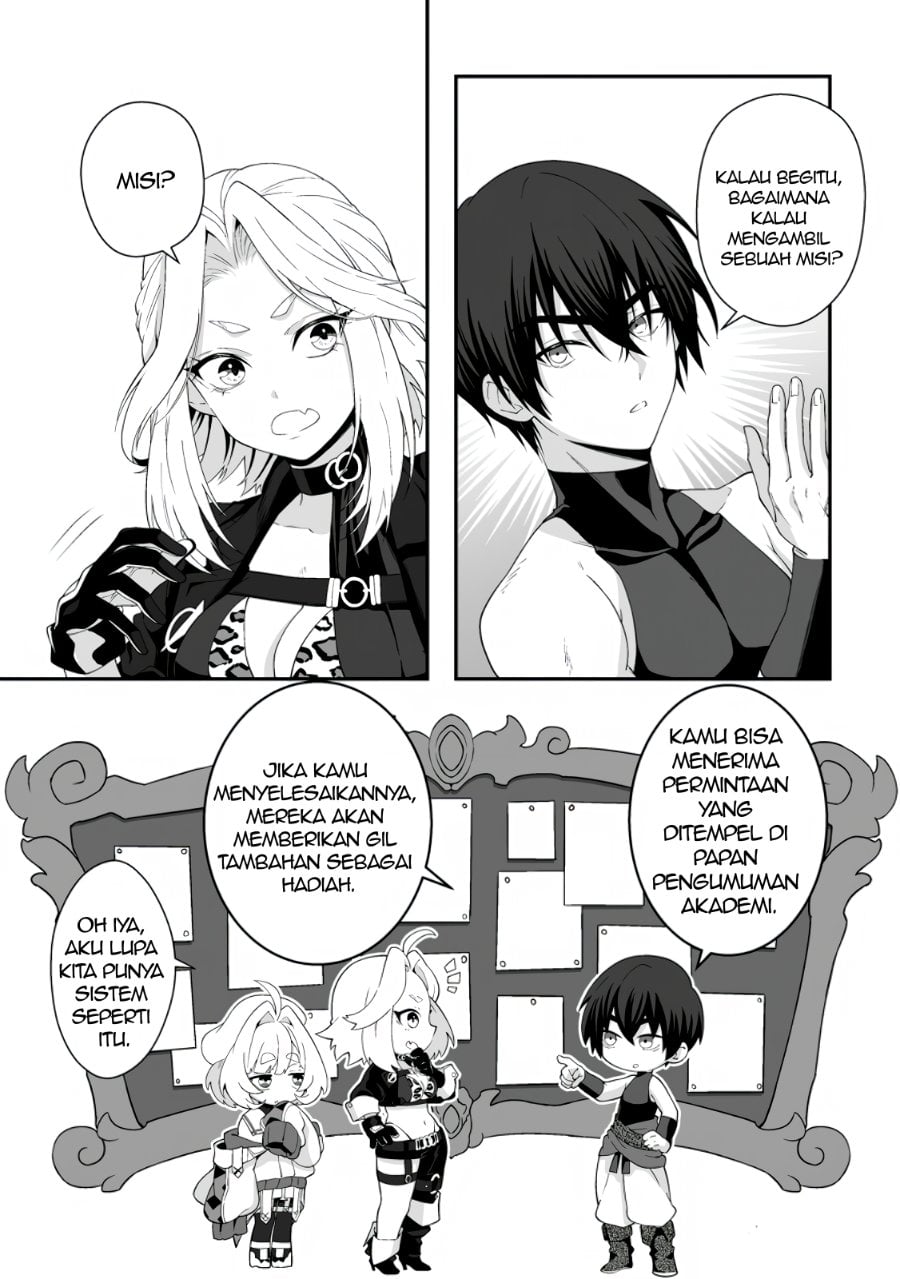 Baca Teisou Gyakuten Sekai De Yuiitsu No Otoko Kishi No Ore, Onna Kishi Gakuen Ni Nyuugaku Shitara Nazeka Eiyou Atsukai Sareta ~Zetsurin Skill De Harem Musou~ - Chapter 7.2 halaman 9
