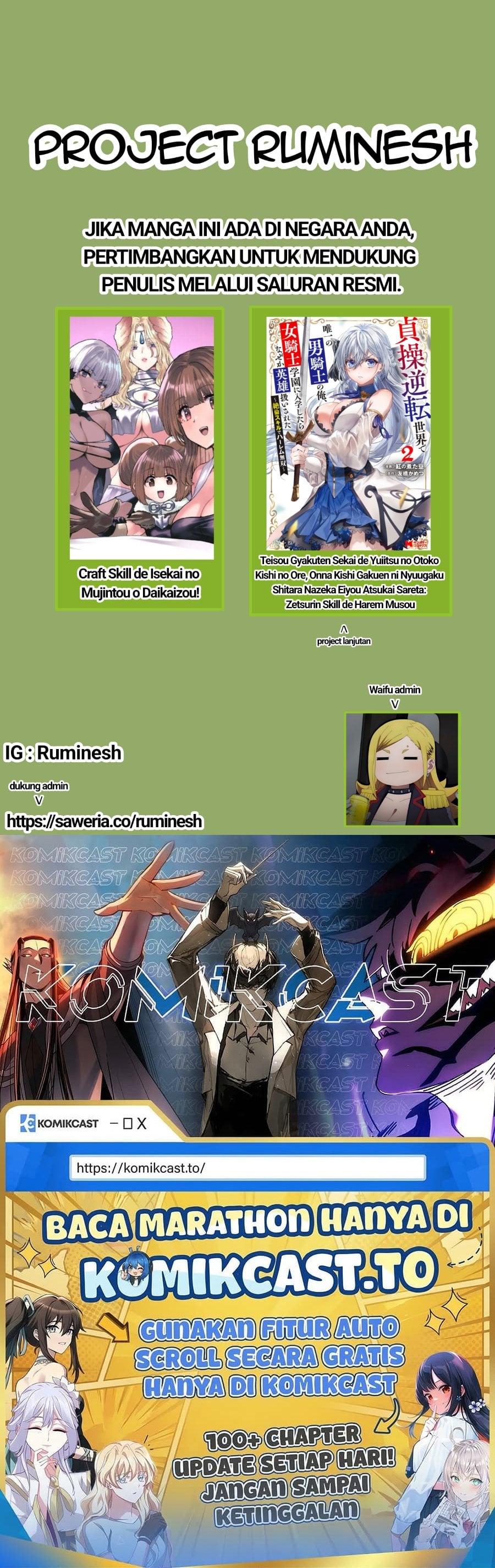Baca Teisou Gyakuten Sekai De Yuiitsu No Otoko Kishi No Ore, Onna Kishi Gakuen Ni Nyuugaku Shitara Nazeka Eiyou Atsukai Sareta ~Zetsurin Skill De Harem Musou~ - Chapter 9.1 halaman 14