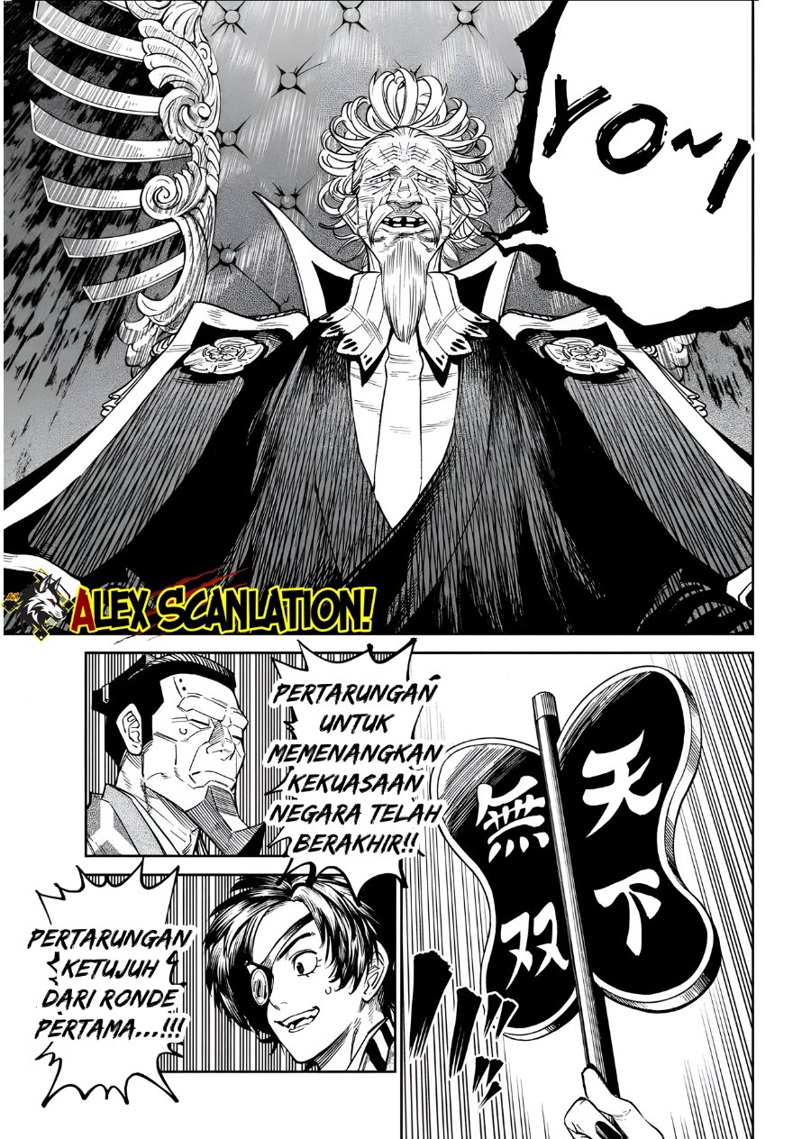 Baca Tenkaichi: Nihon Saikyou Bugeisha Ketteisen - Chapter 49 halaman 27