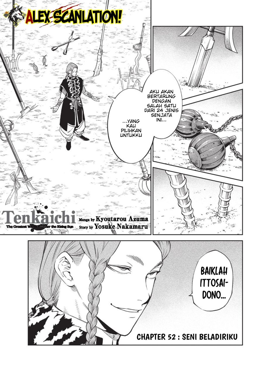 Baca Tenkaichi: Nihon Saikyou Bugeisha Ketteisen - Chapter 52 halaman 3