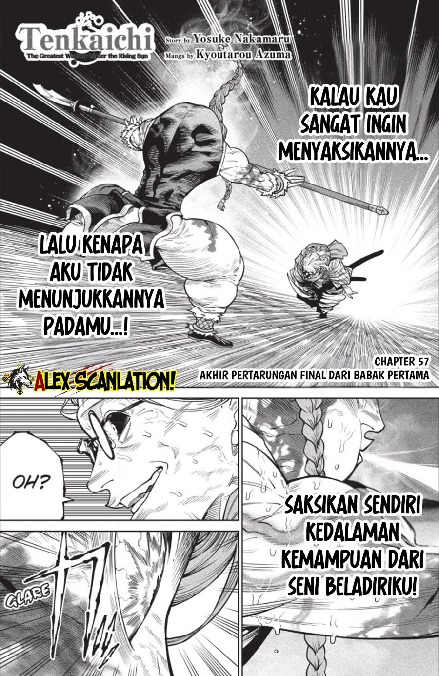 Baca Tenkaichi: Nihon Saikyou Bugeisha Ketteisen - Chapter 57 halaman 3