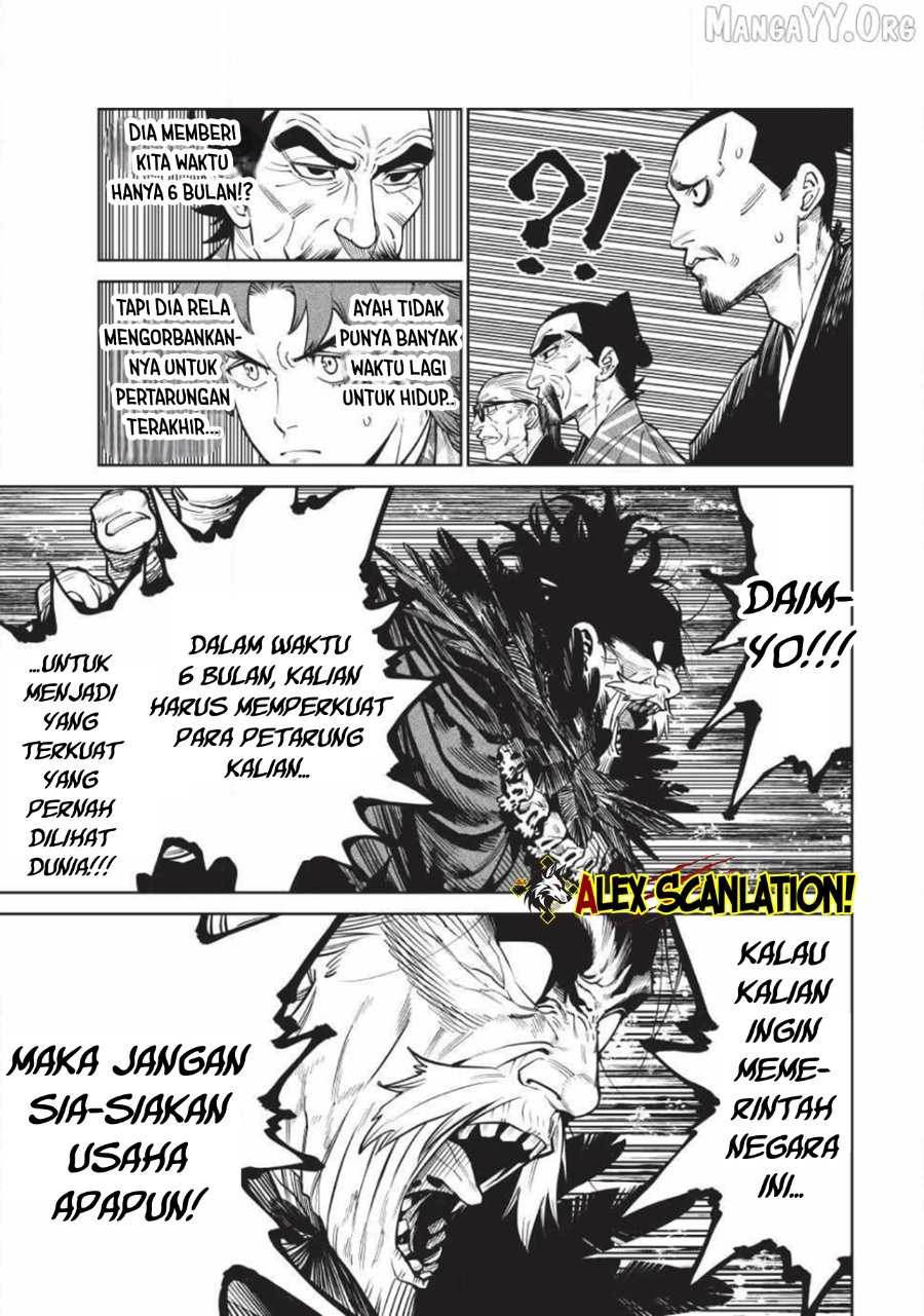 Baca Tenkaichi: Nihon Saikyou Bugeisha Ketteisen - Chapter 58 halaman 21