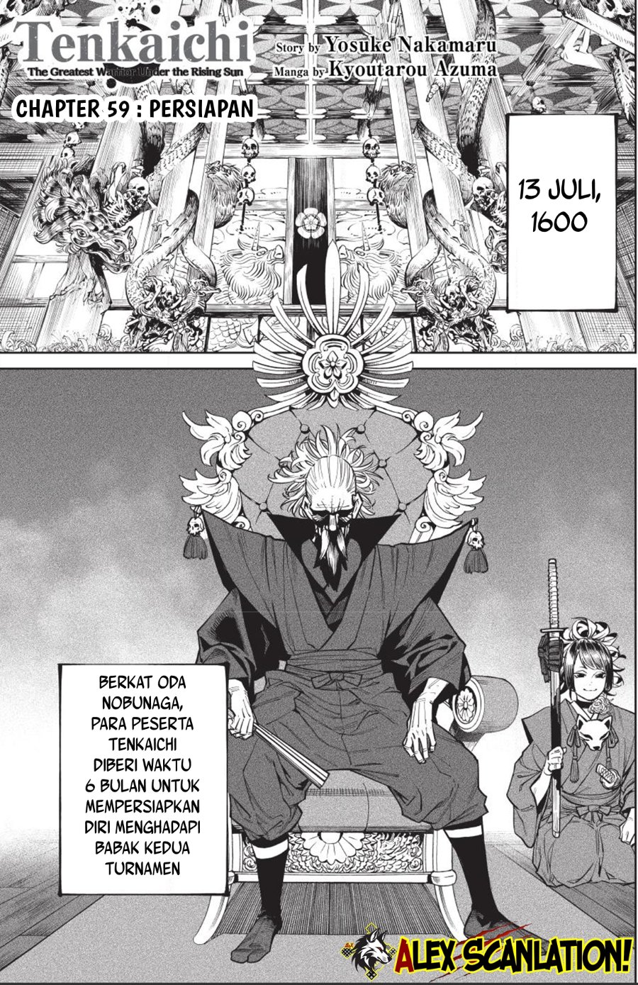 Baca Tenkaichi: Nihon Saikyou Bugeisha Ketteisen - Chapter 59 halaman 3
