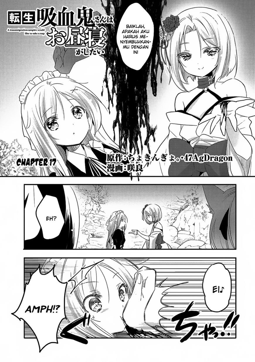 Baca Tensei Kyuuketsukisan wa Ohirune ga Shitai - Chapter 17 halaman 2