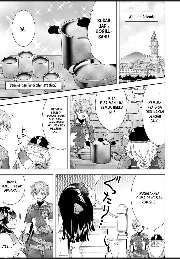 Baca Tensei Ryoushu no Yuuryou Kaitaku: Zensei no Kioku o Ikashite White ni Tsutometara, Yuunou na Jinzai ga Atsumari Sugimashita - Chapter 23.1 halaman 10