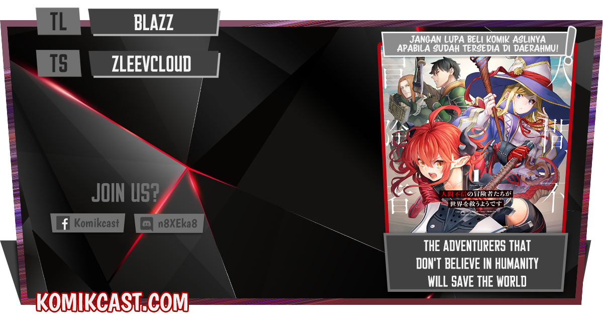 Baca The Adventurers That Don't Believe in Humanity Will Save the World - Chapter 24.5 halaman 1