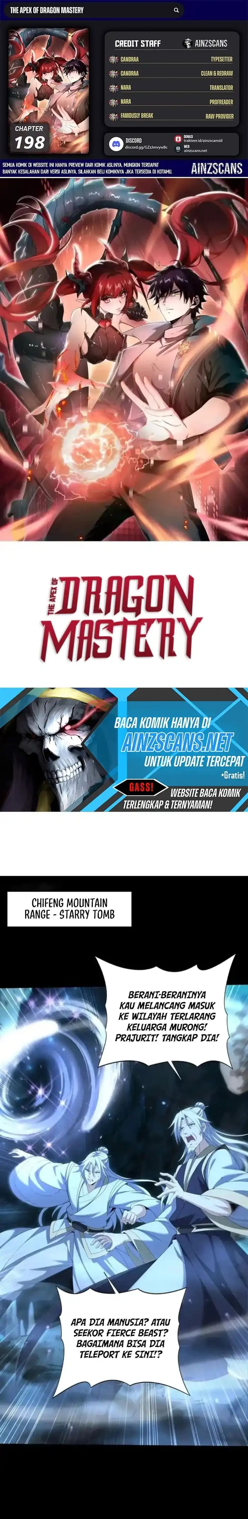 Baca The Apex of Dragon Mastery - Chapter 198 halaman 1