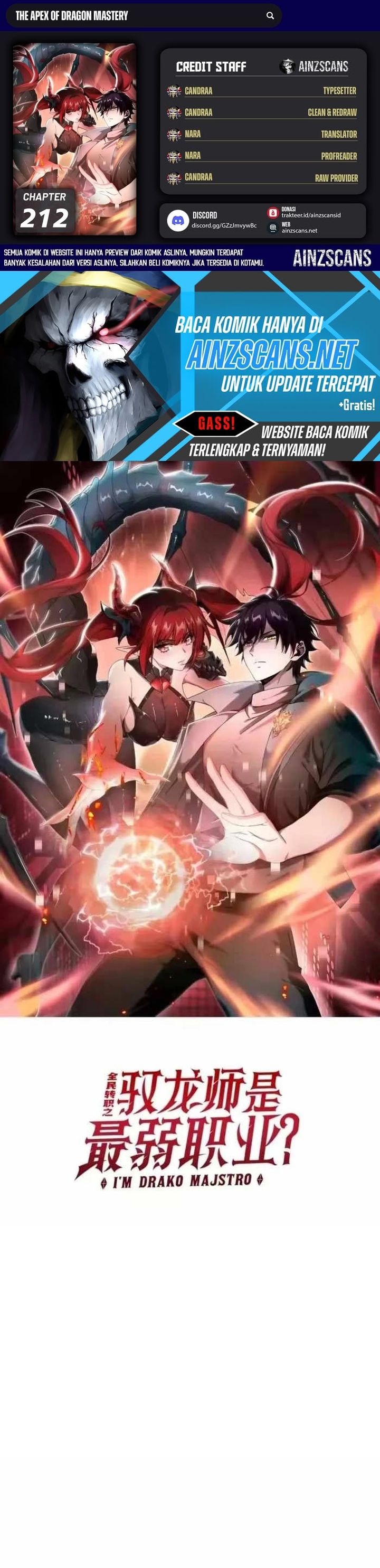 Baca The Apex of Dragon Mastery - Chapter 212 halaman 1