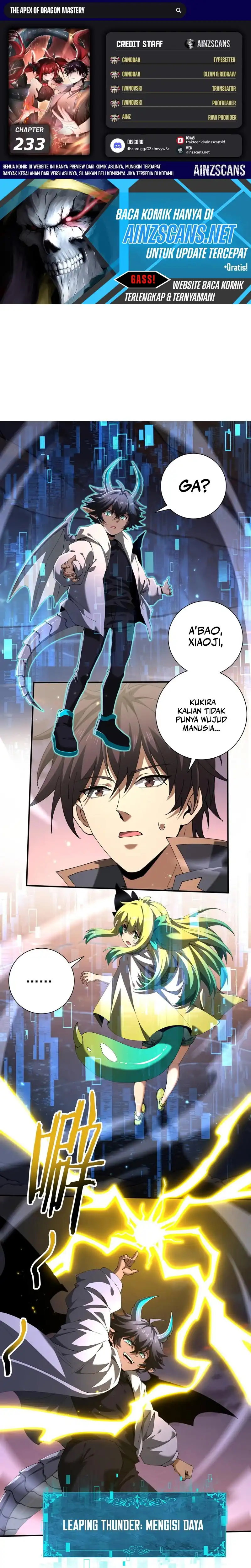 The Apex of Dragon Mastery Chapter 233 - Page 1