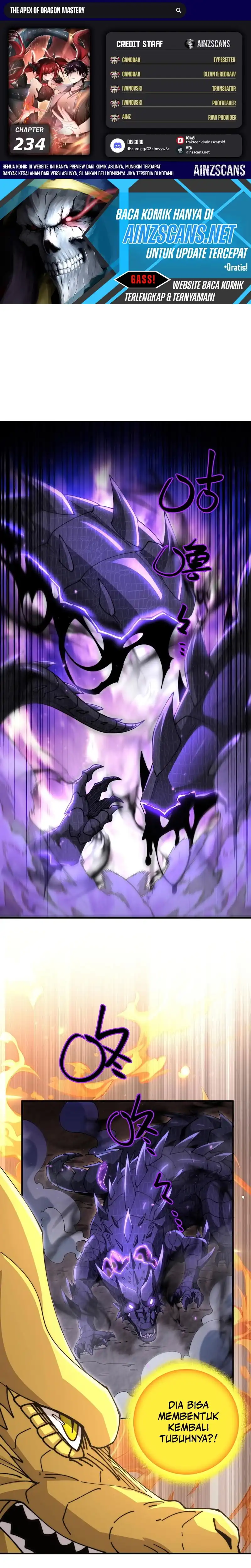 The Apex of Dragon Mastery Chapter 234 - Page 1