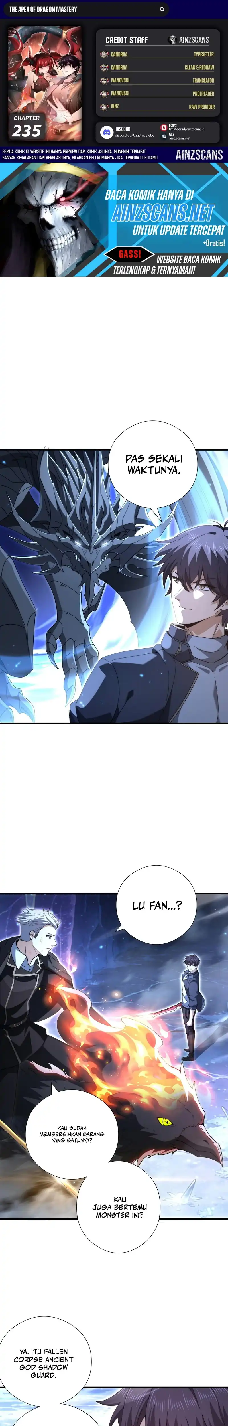 The Apex of Dragon Mastery Chapter 235 - Page 1