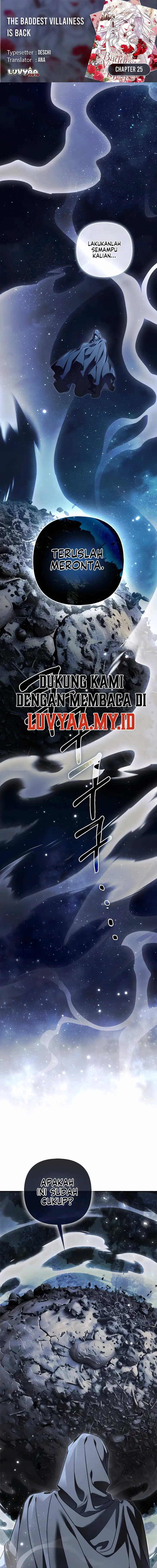 Halaman 1 dari The Baddest Villainess Is Back Chapter 25
