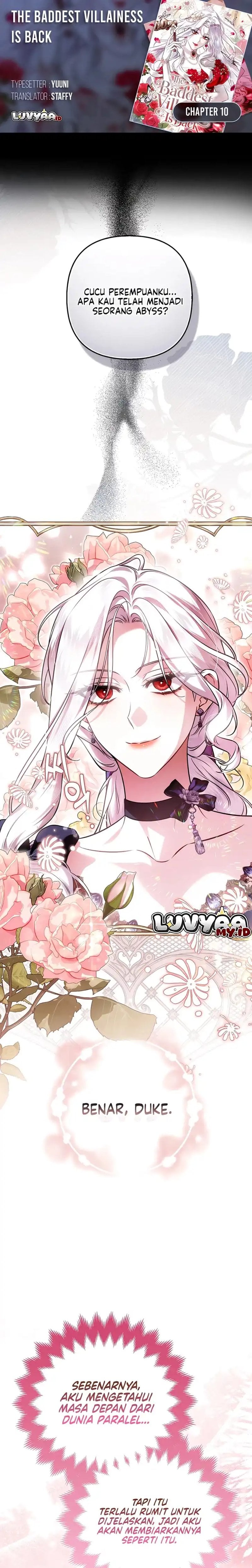 Baca The Baddest Villainess Is Back Chapter 9 Bahasa Indonesia page 6