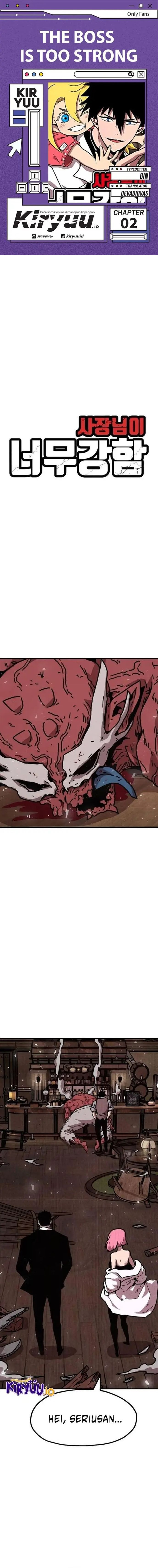 Baca The Boss Is Too Strong - Chapter 2 halaman 1