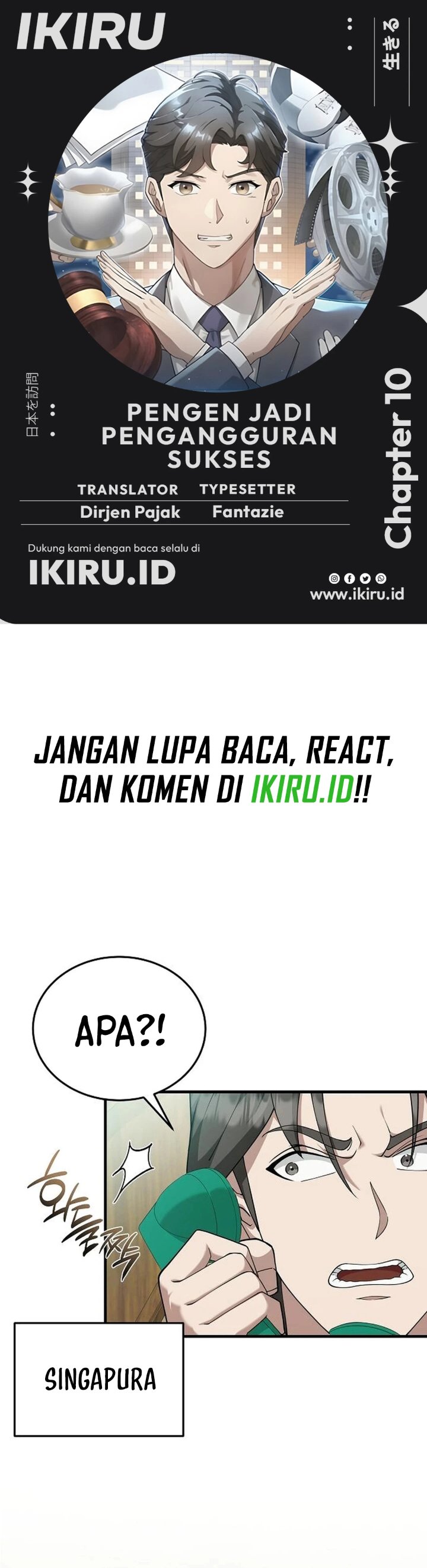 Baca The Chairman Who Just Wants to Slack Off Chapter 10 Bahasa Indonesia page 6