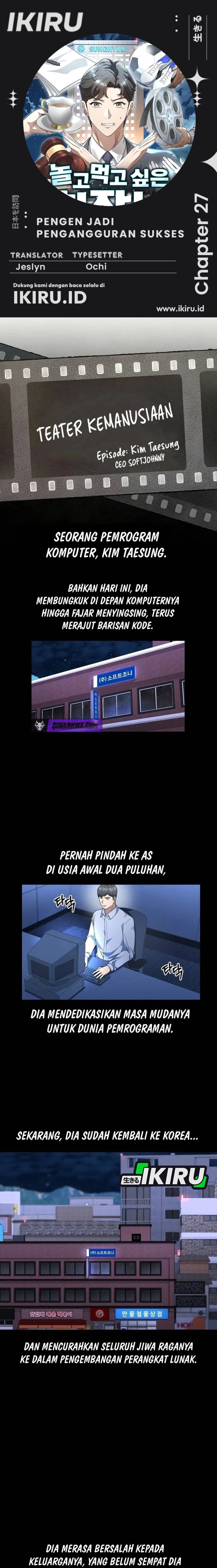 Baca The Chairman Who Just Wants to Slack Off Chapter 27 Bahasa Indonesia page 6