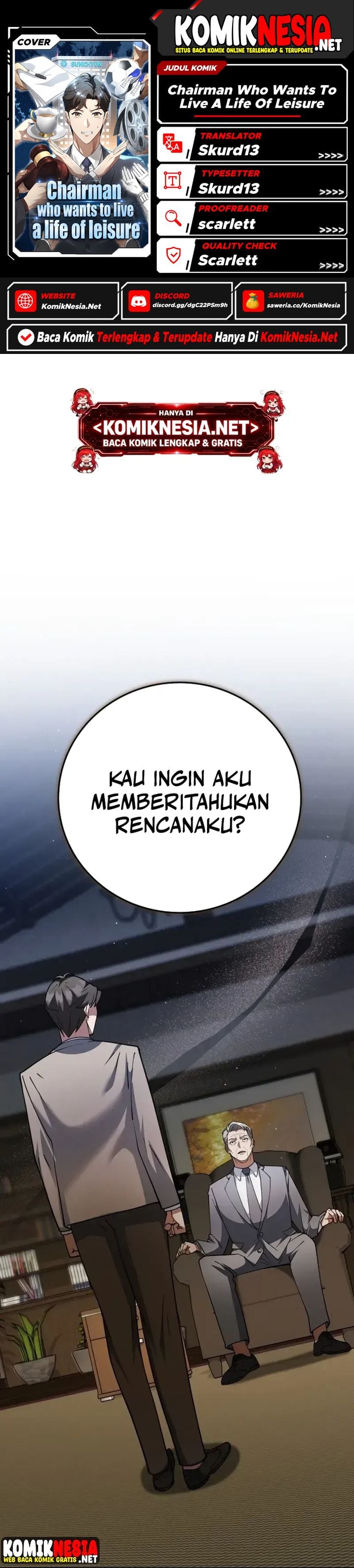 Baca The Chairman Who Just Wants to Slack Off Chapter 4 Bahasa Indonesia page 6