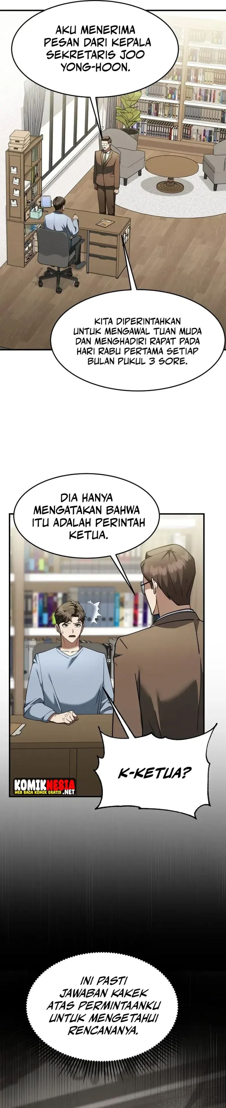 Baca The Chairman Who Just Wants to Slack Off Chapter 4 Bahasa Indonesia page 34