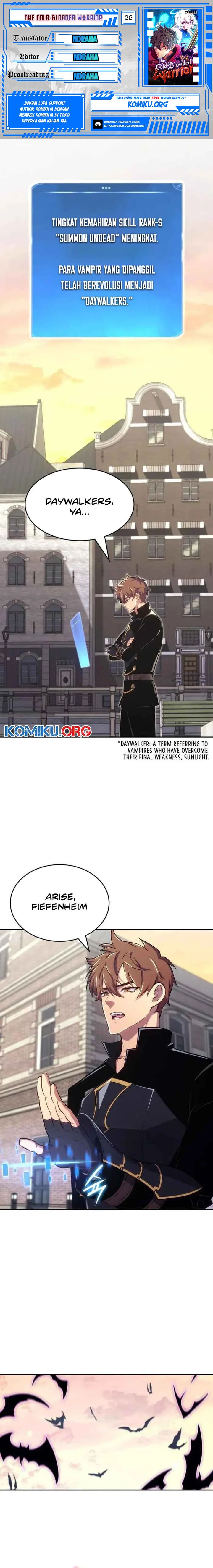 The Cold-Blooded Warrior Chapter 26 - Page 1