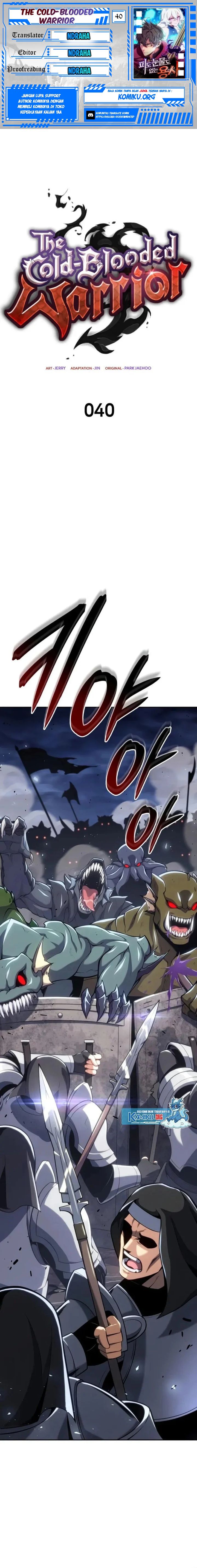 The Cold-Blooded Warrior Chapter 40 - Page 1