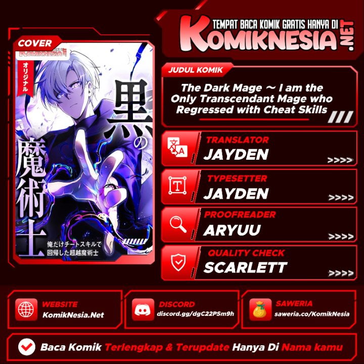 Baca The Dark Mage ～ I am the Only Transcendant Mage who Regressed with Cheat Skills Chapter 6 Bahasa Indonesia page 6
