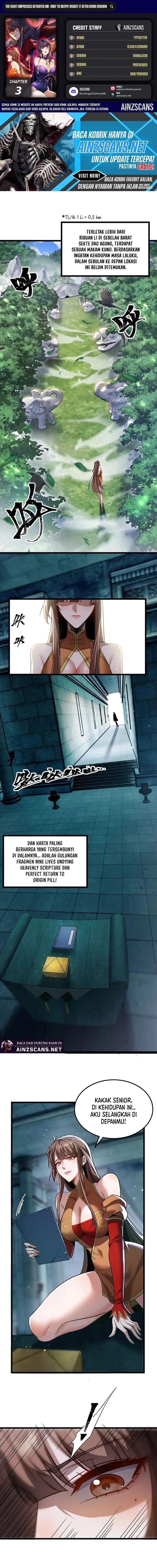 Baca The Eight Empresses Betrayed Me, Only to Deeply Regret It After Being Reborn - Chapter 3 halaman 1