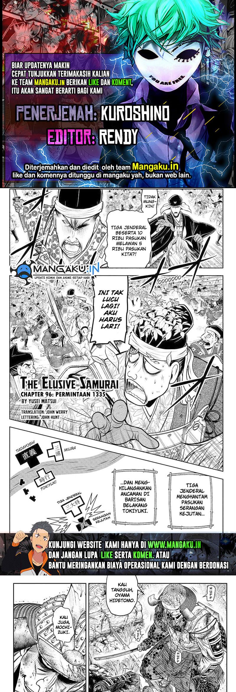 Baca The Elusive Samurai - Chapter 96 halaman 1