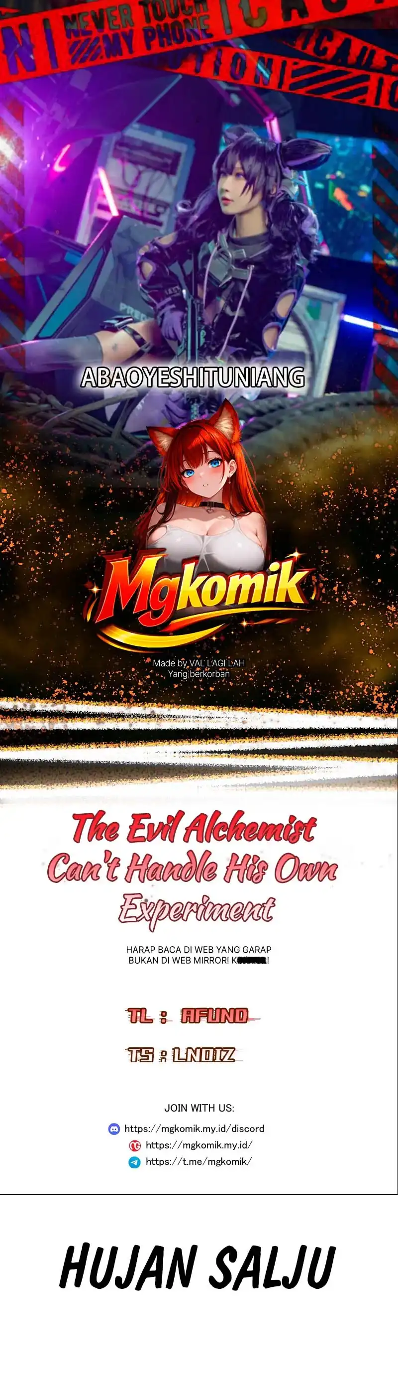 Baca The Evil Alchemist Can't Handle His Own Experiment - Chapter 72 halaman 1