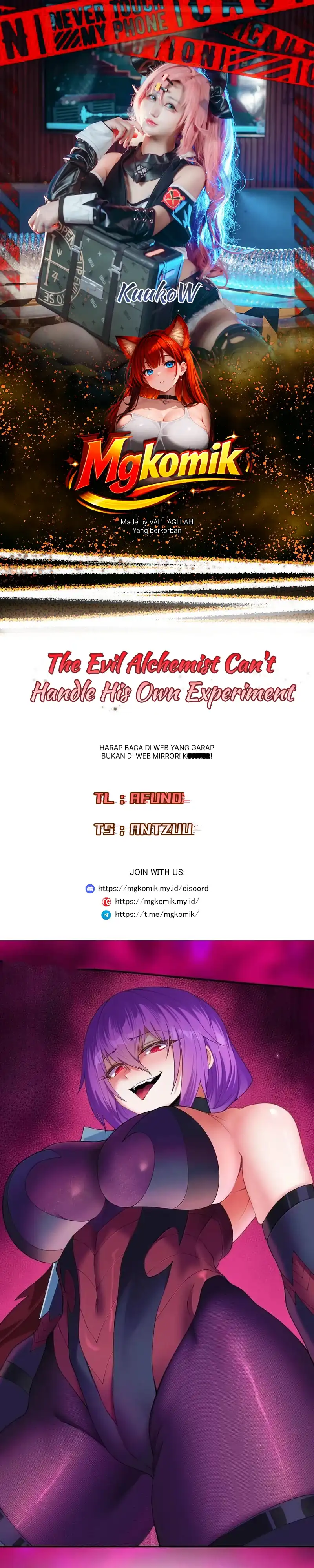 Baca The Evil Alchemist Can't Handle His Own Experiment - Chapter 75 halaman 1
