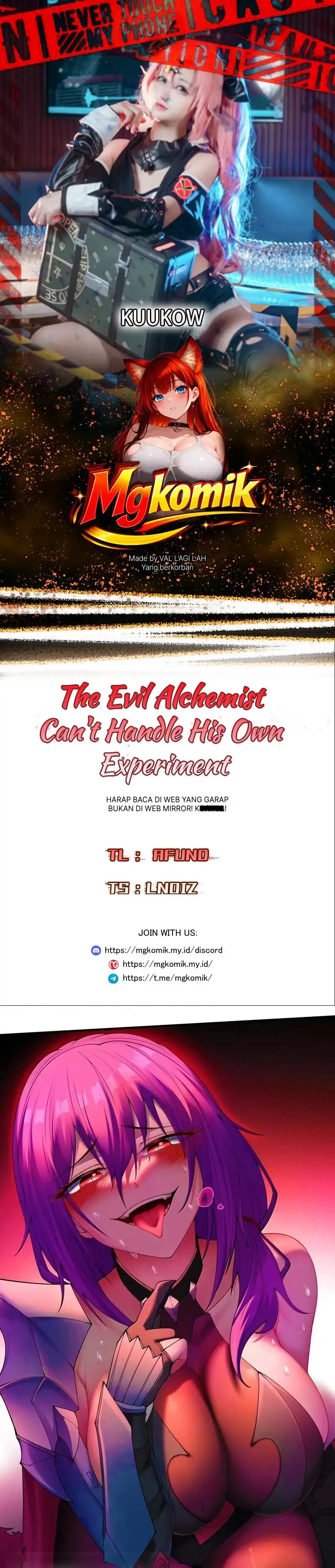 Baca The Evil Alchemist Can't Handle His Own Experiment - Chapter 76 halaman 1