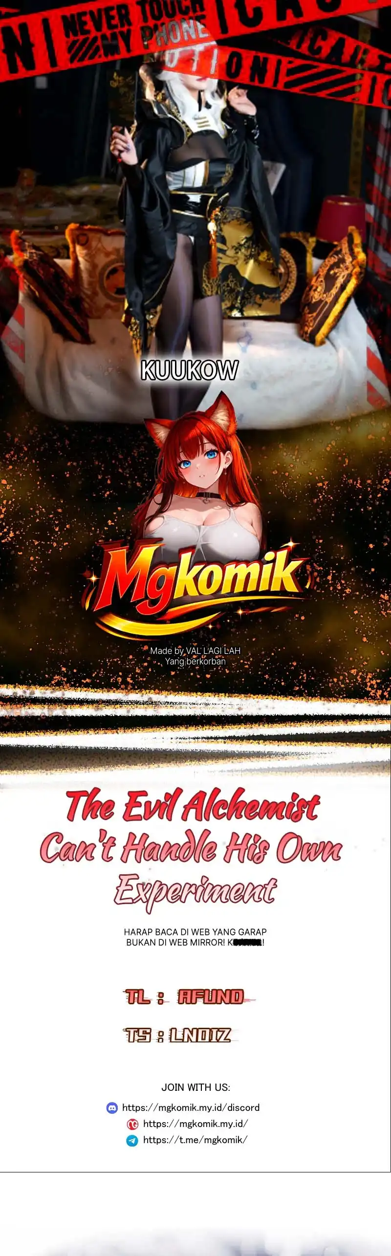 Baca The Evil Alchemist Can't Handle His Own Experiment - Chapter 77 halaman 1