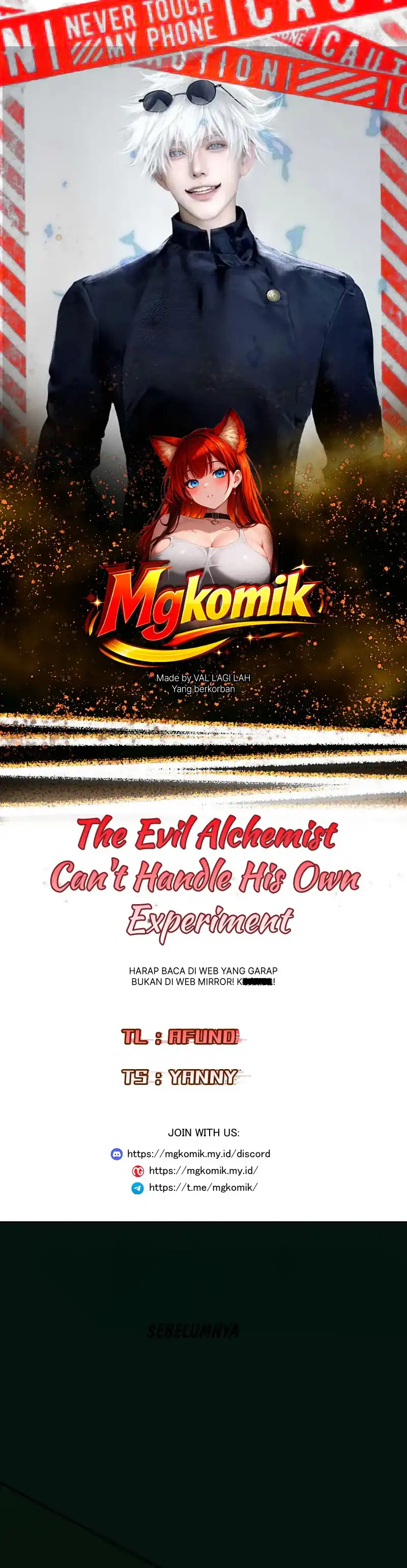 Baca The Evil Alchemist Can't Handle His Own Experiment - Chapter 81 halaman 1