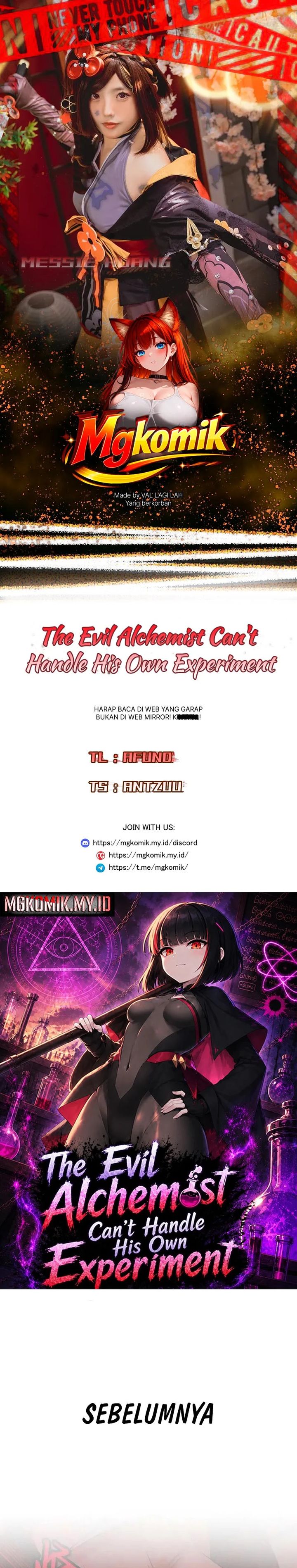 Baca The Evil Alchemist Can't Handle His Own Experiment - Chapter 85 halaman 1