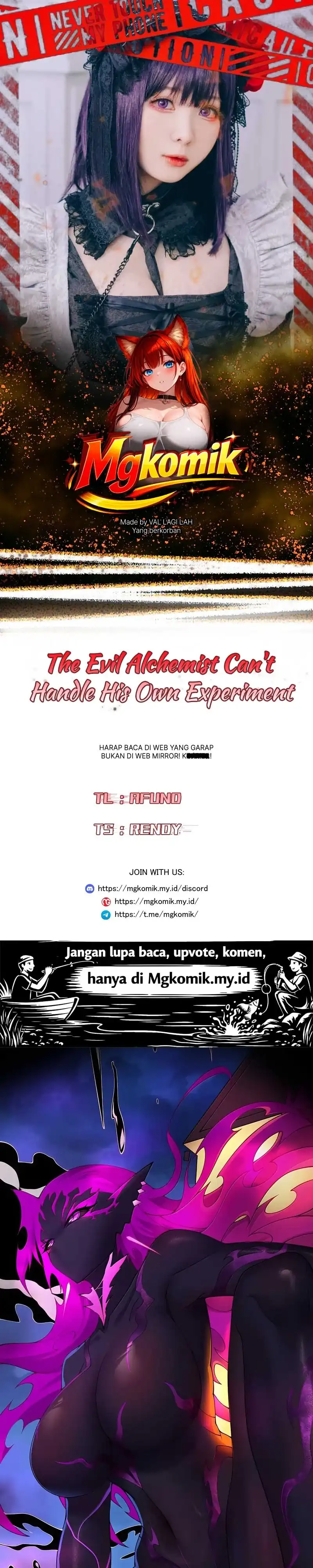 Baca The Evil Alchemist Can't Handle His Own Experiment - Chapter 91 halaman 1