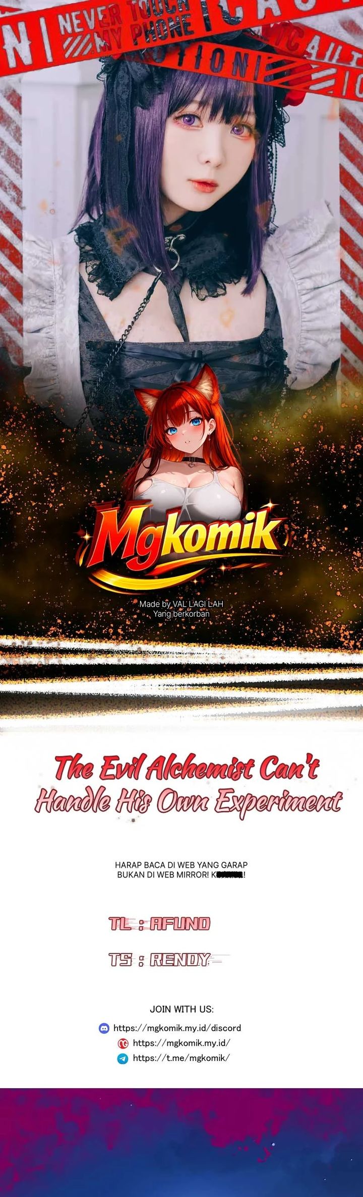 Baca The Evil Alchemist Can't Handle His Own Experiment - Chapter 92 halaman 1