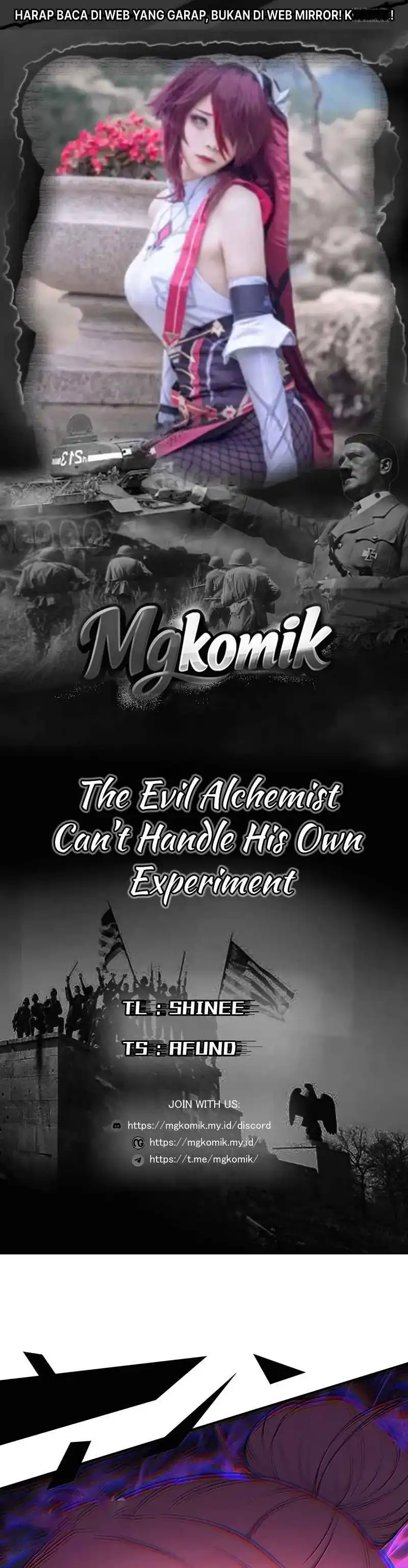 The Evil Alchemist Can't Handle His Own Experiment Chapter 96 - Page 1
