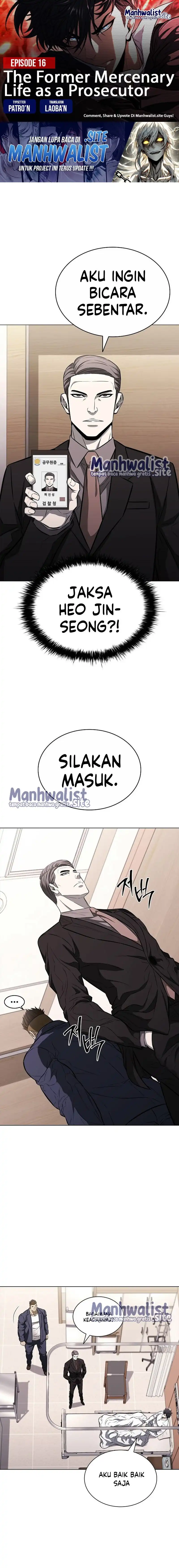 Baca The Former Mercenary's Life as a Prosecutor - Chapter 16 halaman 1