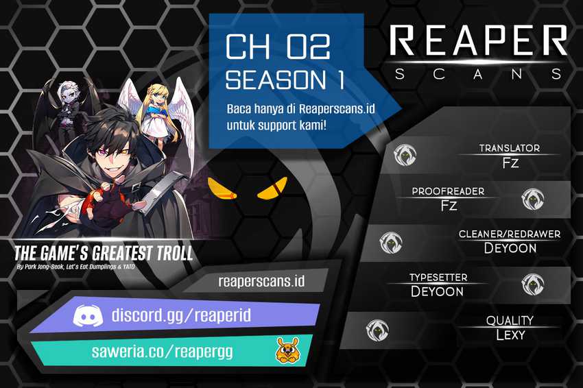 Baca The Game's Top Troll - Chapter 2 halaman 1