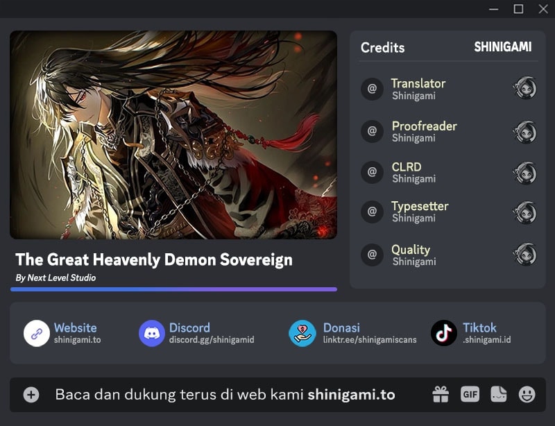 Baca The Great Heavenly Demon Sovereign - Chapter 3 halaman 1