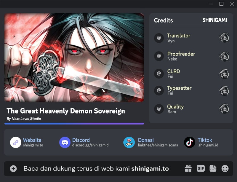 Baca The Great Heavenly Demon Sovereign - Chapter 56 halaman 1
