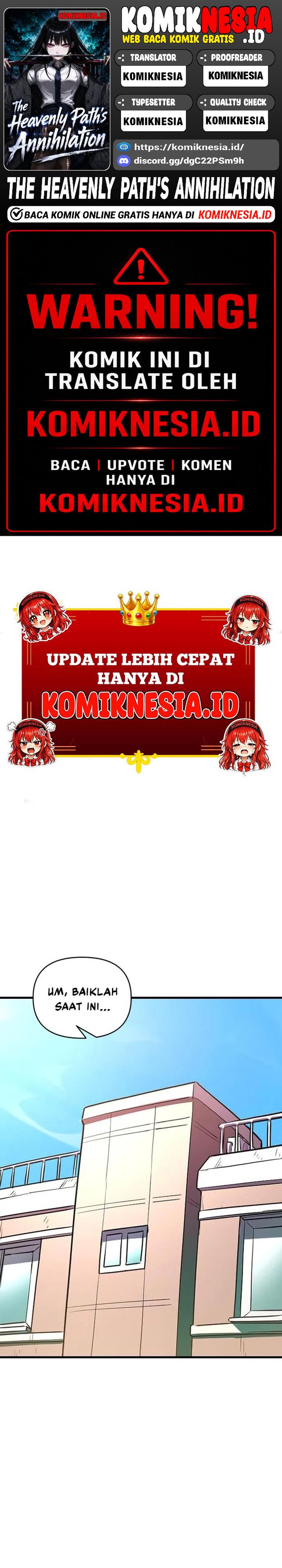 Baca The Heavenly Path's Annihilation - Chapter 7 halaman 1
