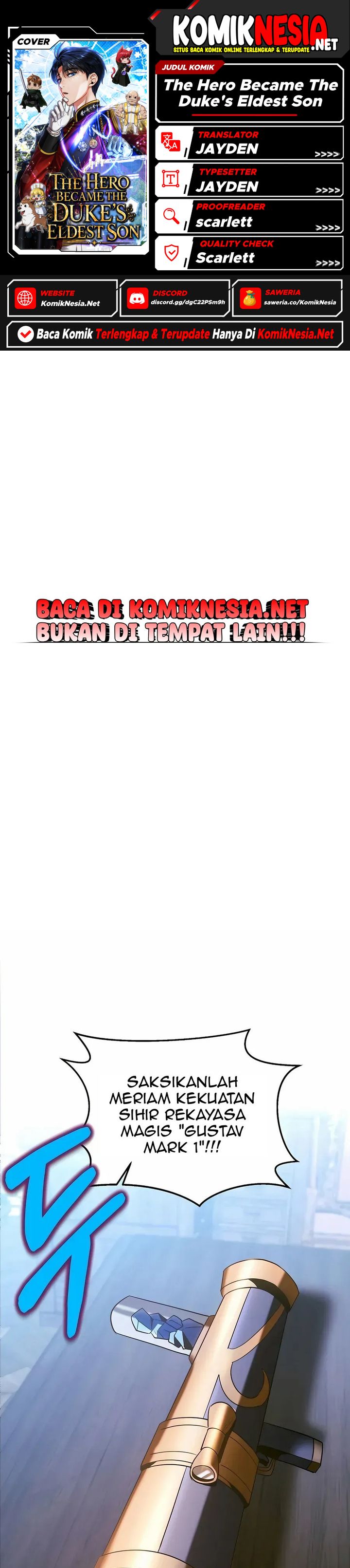 Baca The Hero Became The Duke's Eldest Son - Chapter 67 halaman 1