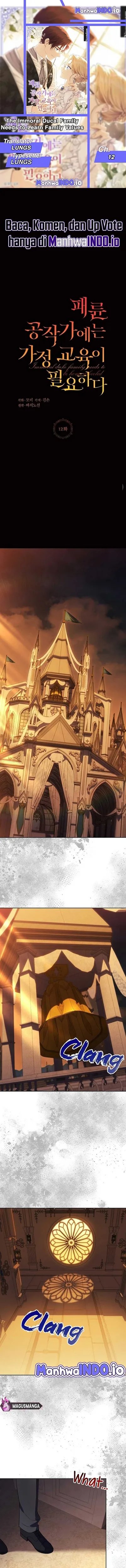 Baca The Immoral Duke Needs to Be Homeschooled - Chapter 12 halaman 1