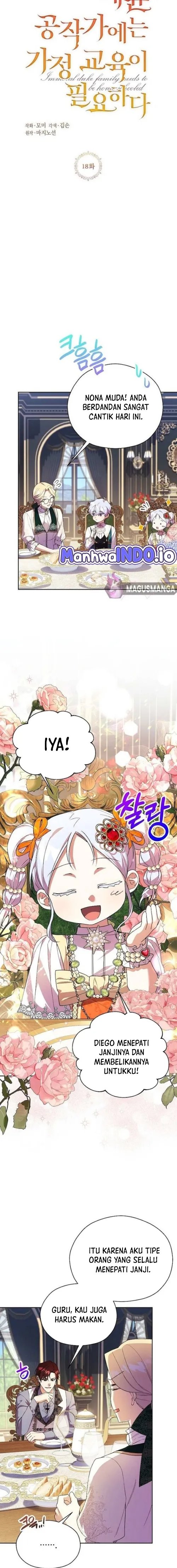 Baca The Immoral Duke Needs to Be Homeschooled - Chapter 18 halaman 2