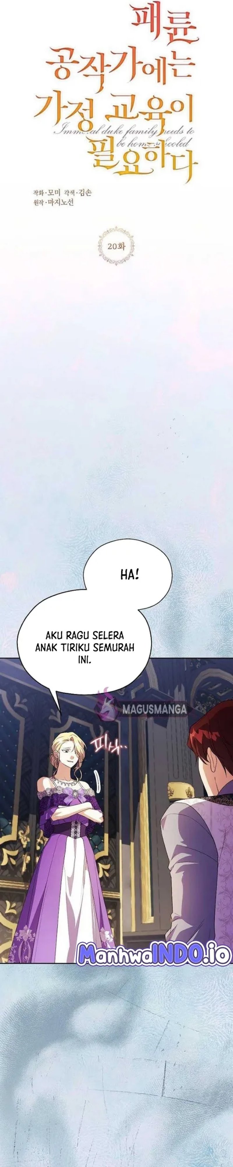 Baca The Immoral Duke Needs to Be Homeschooled - Chapter 20 halaman 4