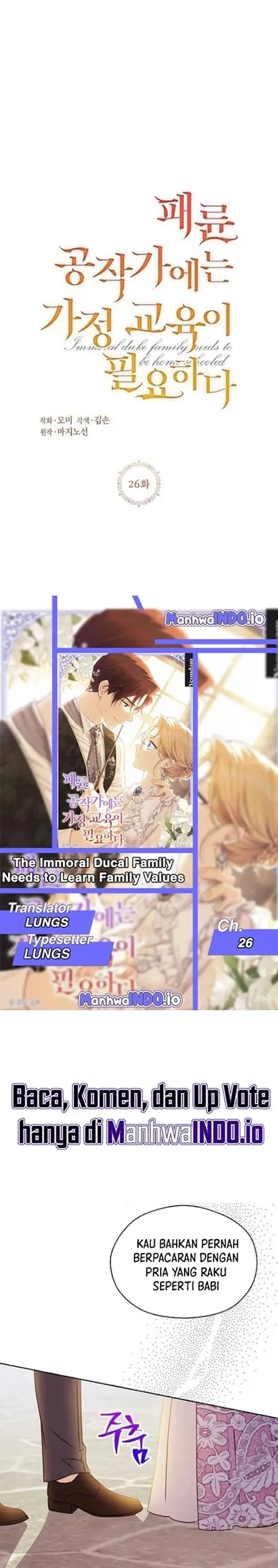Baca The Immoral Duke Needs to Be Homeschooled - Chapter 26 halaman 3
