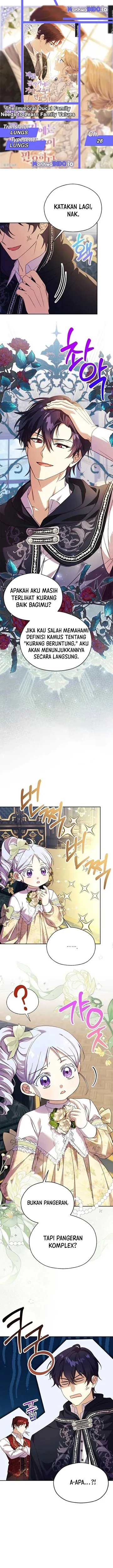 Baca The Immoral Duke Needs to Be Homeschooled - Chapter 28 halaman 1