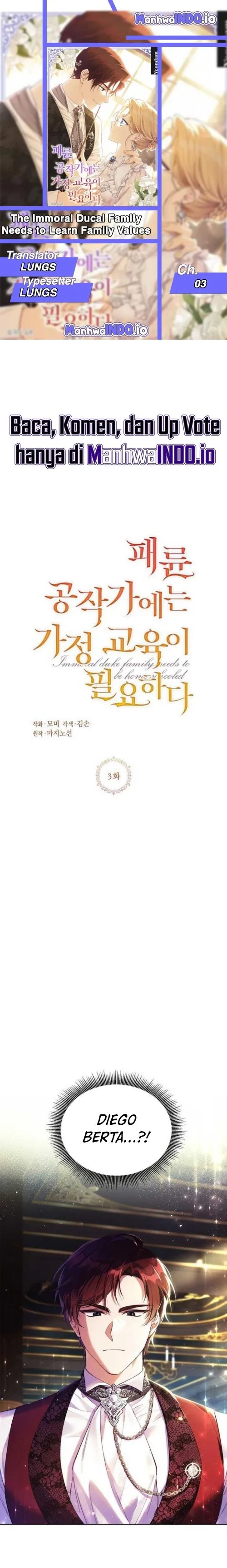 Baca The Immoral Duke Needs to Be Homeschooled - Chapter 3 halaman 1