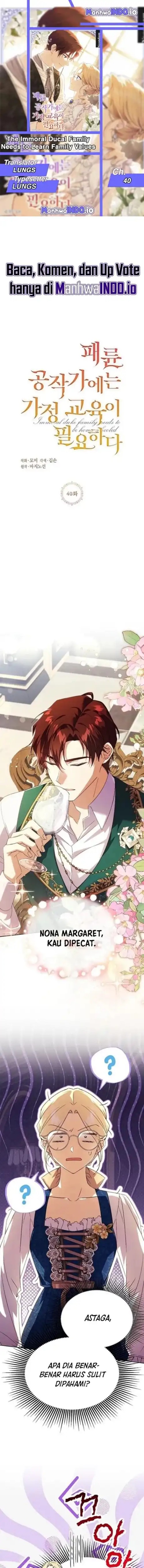 Baca The Immoral Duke Needs to Be Homeschooled - Chapter 40 halaman 1